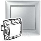 VALENA Переключатель промежуточный 10A алюминий (770107) Legrand