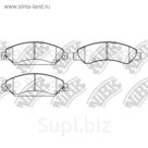 Колодки тормозные дисковые NIBK PN0400
