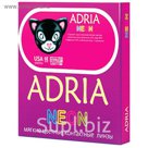 Цветные контактные линзы Adria Neon - Green, -4.0/8,6, в наборе 2шт