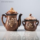 Чайная пара "Тюльпан", лепка