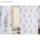 Ткань тюлевая Lamella в рулоне, ширина 280 см, вуаль, печать 94619