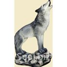 Скульптура садовая Воющий волк