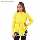 Блузка женская, размер 50 (XL), рост 170 см, цвет жёлтый (арт. 40200260049 С+)