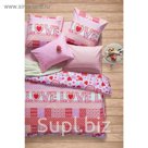 КПБ Дуэт "Амарант", 220х240 см, 143х215 см-2 шт., 50х70 см-2 шт., поплин