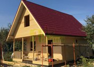 Проект каркасного дома 6,0 м x 9,0 м.