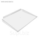 Полка, оргстекло, 40*29*5,5, цвет прозрачный