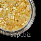 Ракушка для декора ногтей, 3гр, цвет жёлтый
