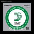 Отдельная струна D'Addario NW046 Nickel Wound  для электрогитары, .046,