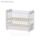 Кровать детская "Чайка" белая