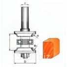 фреза GLOBUS 3517set R2 D20 B15-20 хв.8мм комбинированная