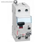 Выключатель авт. диф. тока Legrand, 1п+N, 2 мод., C 40А, 30мА, тип AC 6/10кА DX3, 411006