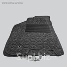 Коврики в салон для Jeep Grand Cherokee III (WК) 2005-2010, 4 шт., текстиль "DUNLOP", серый 255969