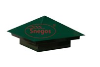 Колпак на столб забора Snegos "Классик плюс"