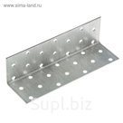 Крепежный уголок равносторонний KUR, 140х40х40 мм, в коробке 25 шт.