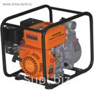 Мотопомпа "Кратон" GWP-50-02H, бензиновая, 5 л.с., для чистой воды, d=50 мм