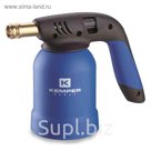 Лампа паяльная KEMPER KE2019, газовая, для прокалываемого баллона, 1900°, пьезоподжиг