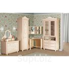 Комплект мебели для детской Алиса 5 3616х1050х2312 мм цвет кремово белый