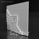 Гипсовая 3D панель EAST-4 500х500