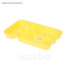 Лоток для столовых приборов "Селеста" 34х21 см, цвет МИКС