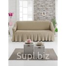 Чехол для мягкой мебели DO CO DIVAN KILIFI на диван 3 х местный цвет молочный