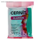 Полимерная глина запекаемая, Cernit Glamour, 56 г, зелёная, №600