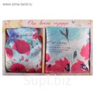 Подарочный набор "Красные маки" (зеркало, платок)