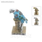 Фигурка декоративная "Попугай" h=15,5см. микс