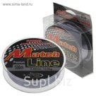 Леска капрон Match Line серая d=0,4 мм, 100 м, 13 кг