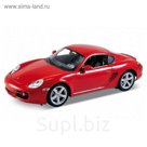 Игрушка модель машины 1:18 Porsche Cayman S 18008, МИКС