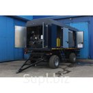 ПЕРЕДВИЖНАЯ ПАРОВАЯ УСТАНОВКА СЕРИИ UNISTEAM™-MPD НА ШАССИ ПРИЦЕПА С ОТСЕКОМ ДЛЯ ДИЗЕЛЬНОЙ ЭЛЕКТРОСТАНЦИИ.