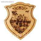 Ключница "Медведица" большая, КЕДР, 20х17см