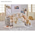 КПБ Snowball, 100х150 см, 100х150 см, 35х45 см-2 шт., поплин, бежевый