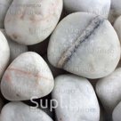 Натуральный грунт для аквариумов "Белая галька",UDeco Stream White, 30-50 мм, 2 л