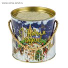 Подарочная коробка, тубус "Часы малая", 12 х 12 см