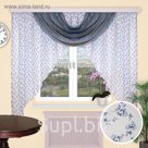 Штора для кухни "Парус", размер 180х400 см-1 шт., вуаль цвет 24