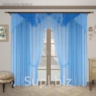 Шторы "Карамельная фантазия", 150х250 см-4 шт, ламбрекен 70х320  см цвет 156