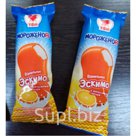 Мороженое эскимо «Мороженоff» ванильное в глазури «Апельсиновый вкус» 70 г. 8%