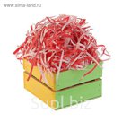 Наполнитель бумажный красно-белый, 300 г