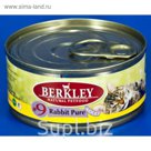 Консервы Berkley №9 для кошек, мясо кролика, 100г