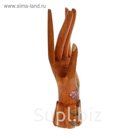 Подставка для колец "Рука роспись тепло"