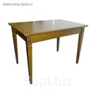 Стол "Барсук", 110 (155) х 75 х 75 см, цвет дуб