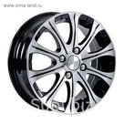 Диск SKAD Ганимед 5,5x14 4x 98 ET35 d58,6 алмаз (1030005)