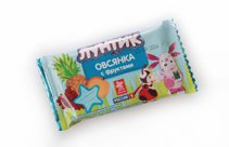 Батончик-мюсли Виталад ТМ "Лунтик" Овсянка с фруктами в молочной глазури 40гр