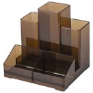 Подставка-органайзер BRAUBERG-CONTRACT, 109?95?101,5 мм, 5 отделений, тонированная