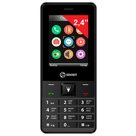 Телефон мобильный SENSEIT L208, 2 SIM, 2,4", MicroSD, аккумулятор повышенной ёмкости, фонарик,черный