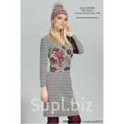 Платье 1801098 Один цвет 43%COT 35%PES 22%VIS  