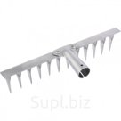 Грабли 12 зубые витые 290 мм нерж сталь без черенка СИБРТЕХ