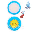Наклейка для игры в ванной Солнышко