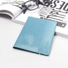 Обложка для автодокументов, бирюзовая игуана