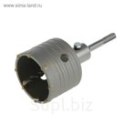 Коронка твердосплавная "ПРАКТИКА" 773-859, SDS- Plus ударная, 75 мм